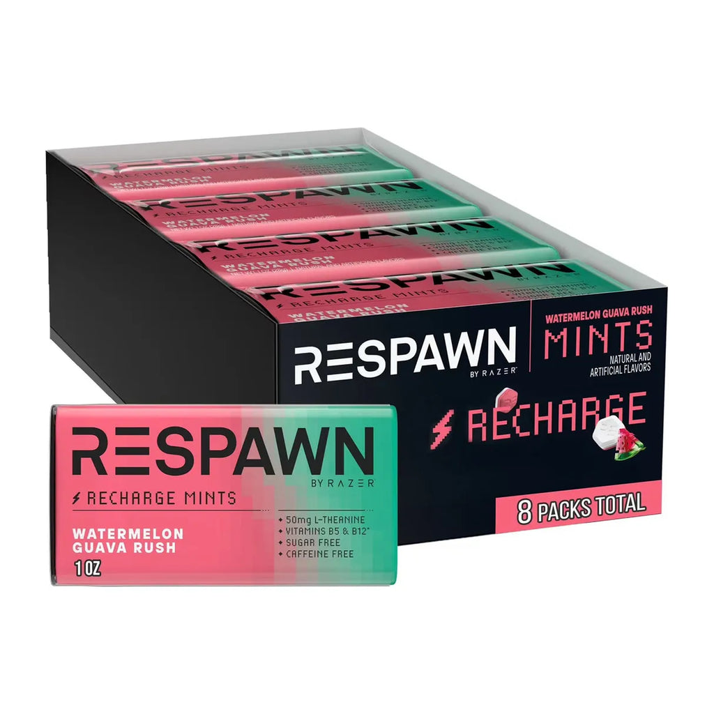 RESPAWN by RAZER Watermelon Guava Mints - 1oz - 8 Pack