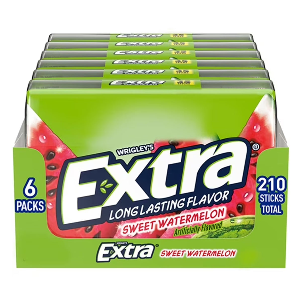 EXTRA Sweet Watermelon Sugar Free Chewing Gum, 35 Ct, 6 Pack