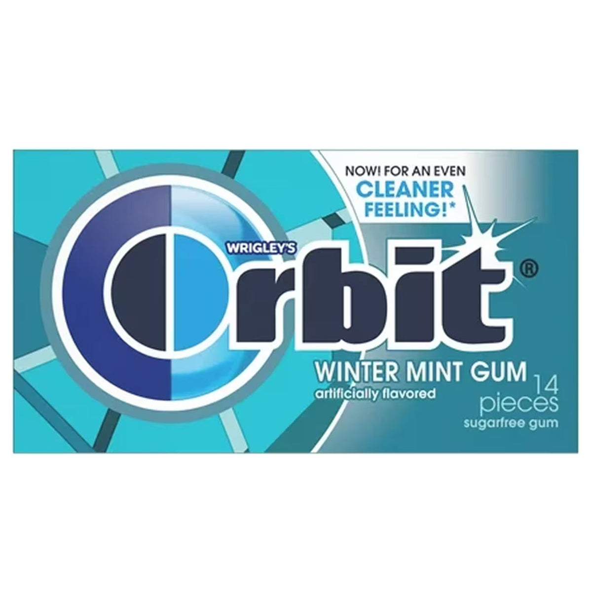 Wrigley's Orbit Wintermint Chewing Gum – 14 Pieces – 144 Pack