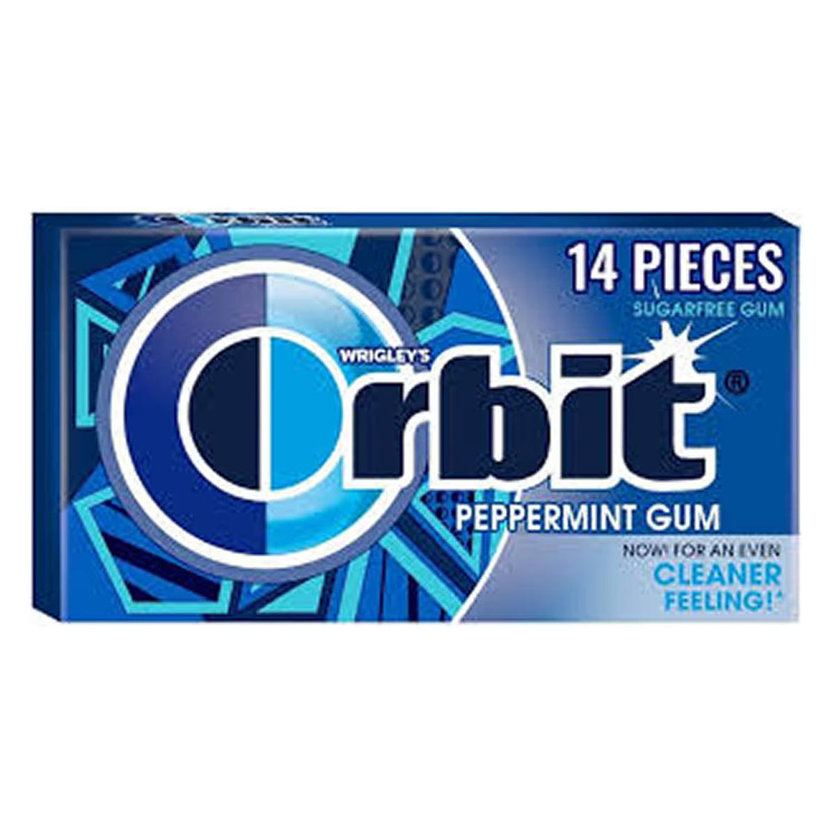 Wrigley's Orbit Peppermint Chewing Gum – 14 Pieces – 144 Pack