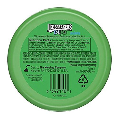 Ice Breakers Sugar Free DUO Mints Watermelon - 8 Pack