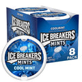 Ice Breakers Sugar-Free Mints - Cool Mint Flavor, Freshens Breath 1.5 oz - 8 Pack