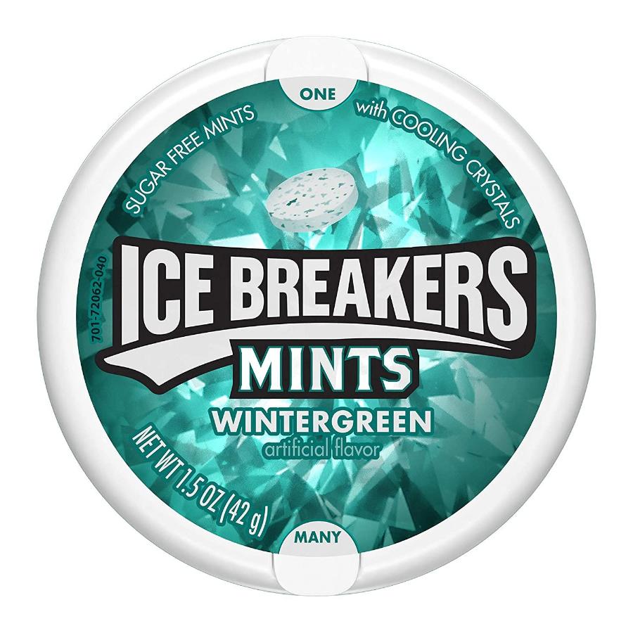 Ice Breakers Sugar Free Mints, Wintergreen - 8 Pack