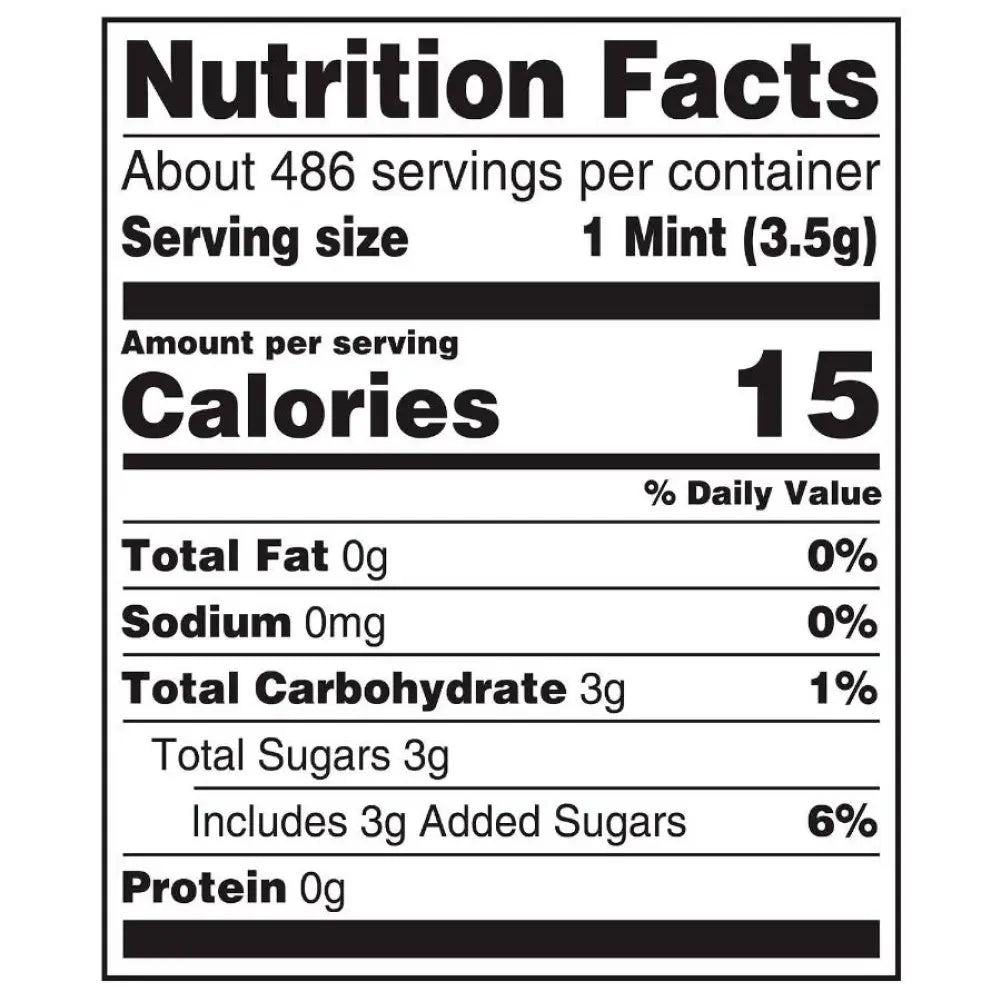 Life Savers Pep-O-Mint Breath Mints - Refreshing Mint Flavor - 53.95 Oz - 3 Pack