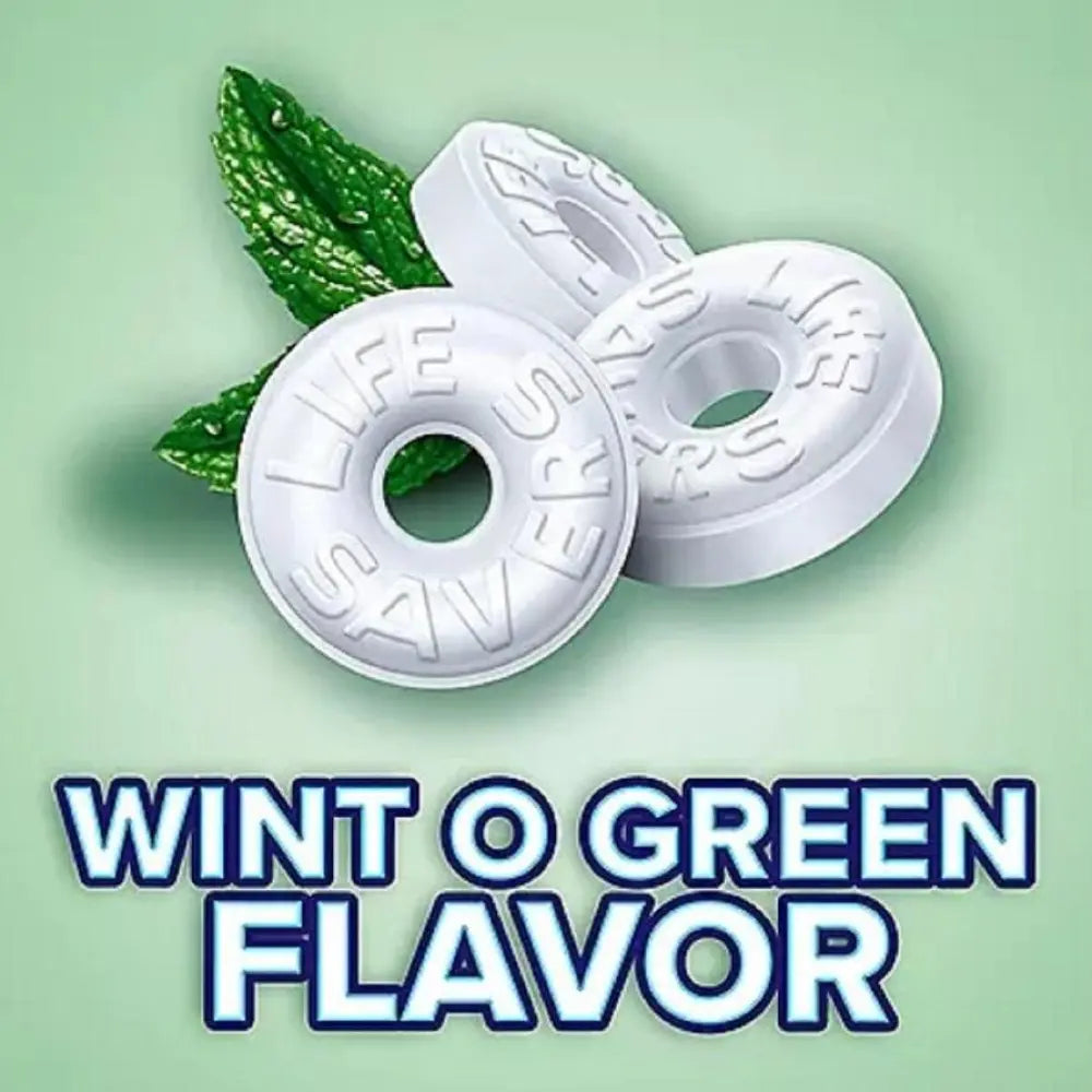 Life Savers Wint-O-Green Breath Mints Bulk Hard Candy, Party Size - 53.95 Oz - 3 Pack