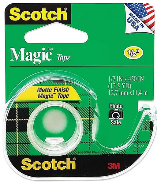 Scotch Magic Tape #104 0.5 in X 450 in