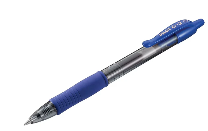 Pilot G2 Fine Blue Retractable Gel Pens 2 Ct