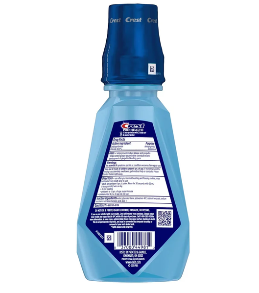 Crest Pro-Health Complete Clean Mouthwash Clean Mint - 500 ml