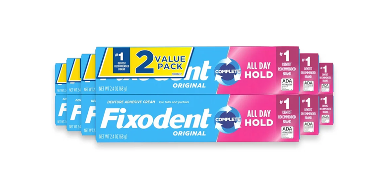 Fixodent Original Denture Adhesive 2.4 oz - 2Ct