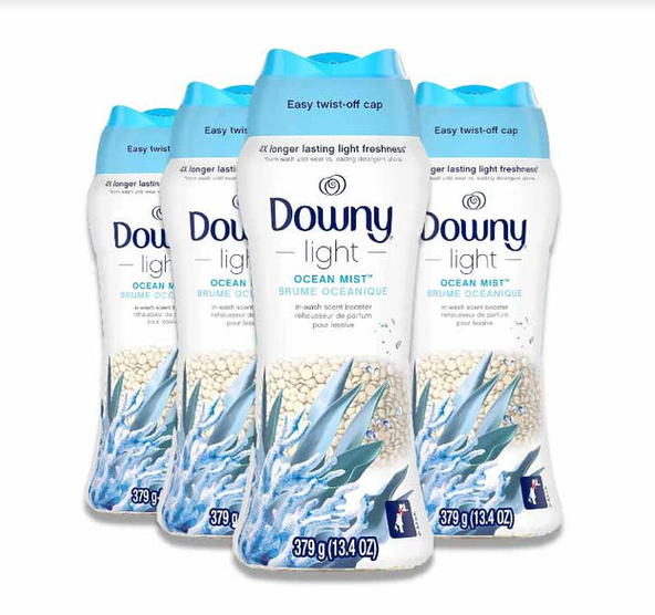 Downy - Light Laundry Scent Booster Beads for Washer, Ocean Mist 13.4 oz
