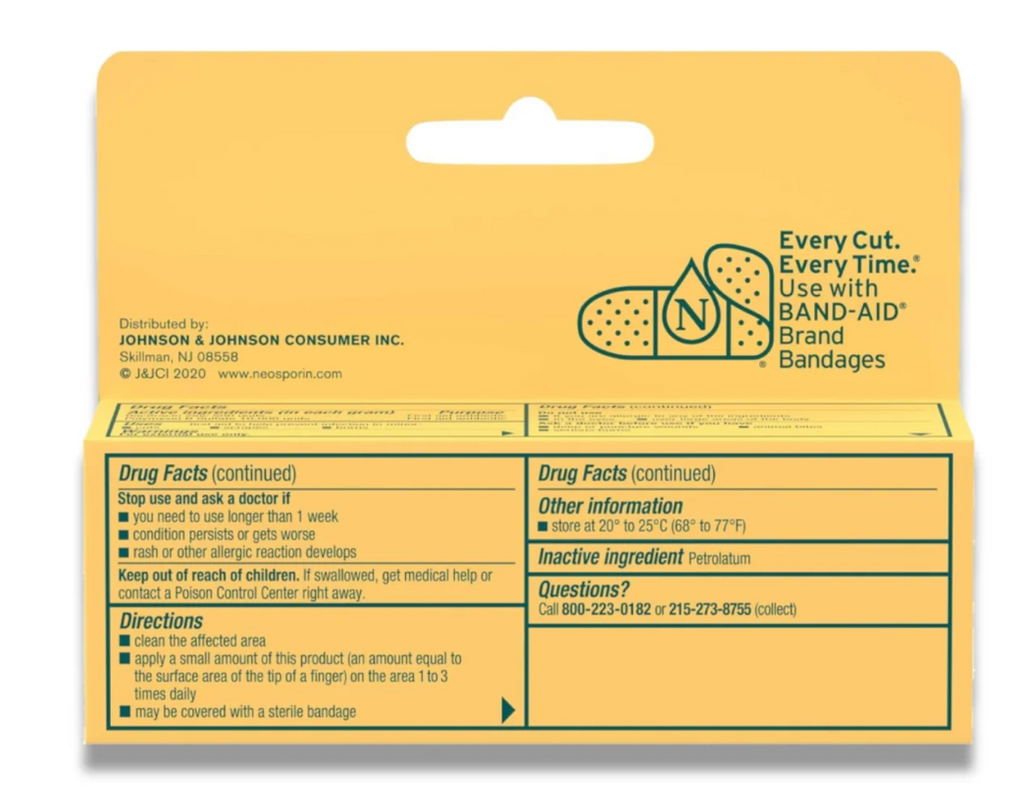 Neosporin Simply First Aid Antibiotic Ointment & Wound Care Treatment - 0.5 oz