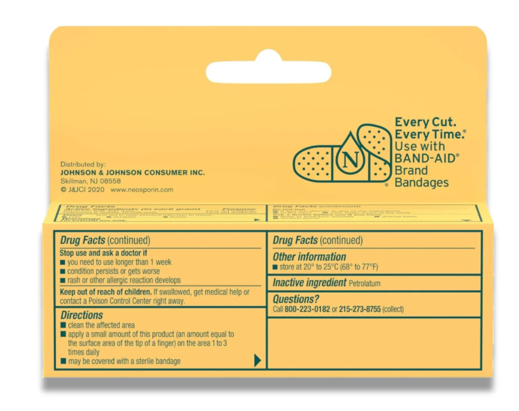 Neosporin Simply First Aid Antibiotic Ointment & Wound Care Treatment - 0.5 oz