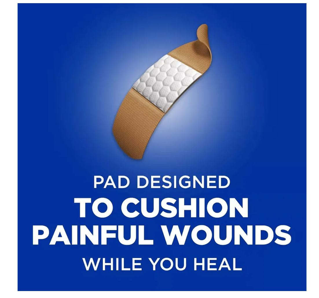 Band-Aid Flexible Fabric Assorted Adhesive Bandages - 100 Ct