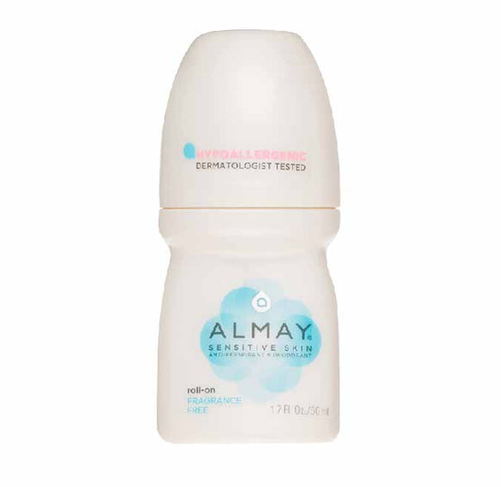 Almay-Anti Perspirant & Deodorant Roll on Sensitive Skin Fragrance Free