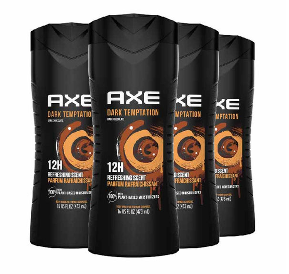 Axe - Dark Tempation Men's Body Wash Liquid 16 oz