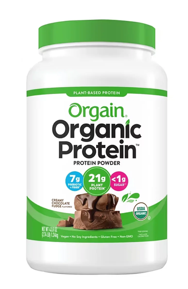 Orgain Organic Vegan Protein Powder, Creamy Chocolate – 2.74 lb