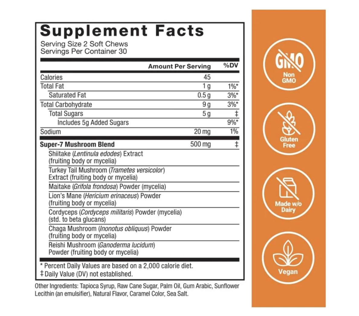 Force Factor Modern Mushrooms Cinnamon Roll - 60 Soft Chews