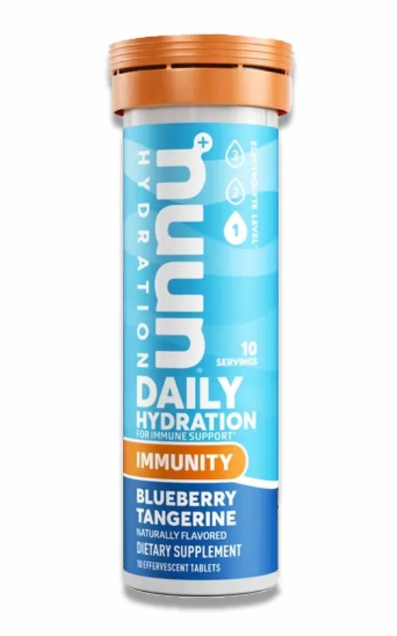 Nuun - Daily Hydration Immunity Blueberry Tangerine - 10 Tablets