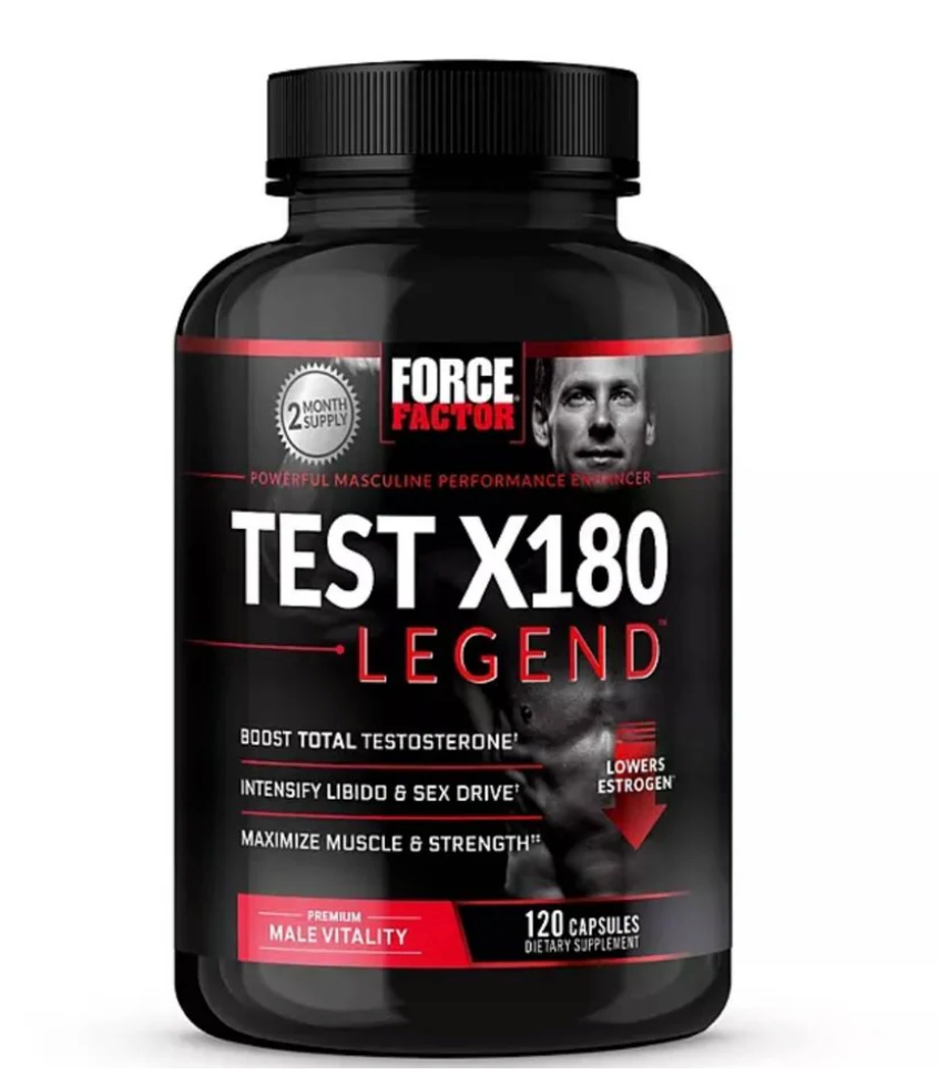 Force Factor - Test X180 Legend Male Vitality Supplement - 120 Capsules