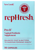 RepHresh - Pro-B Vaginal Probiotic Supplement - 30 Capsules