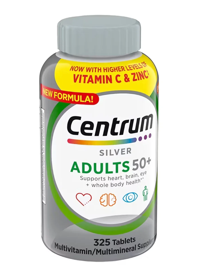 Centrum - Silver Adults 50+ Multivitamin & Multimineral Supplement - 325 Tablets