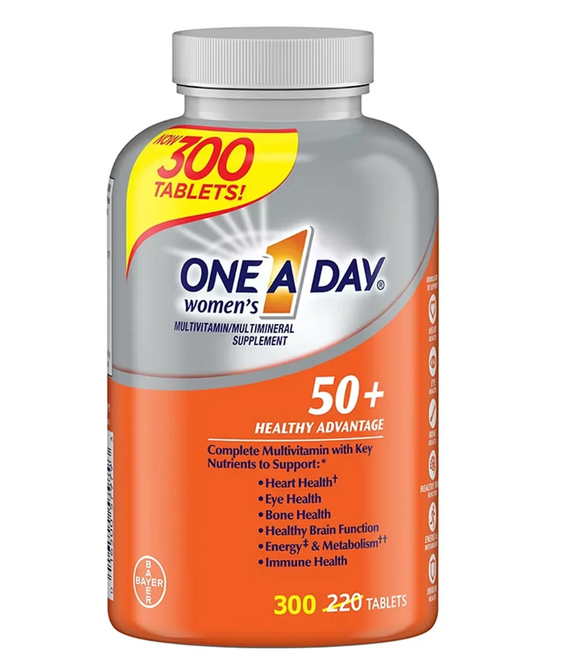 One A Day - Women’s 50+ Healthy Advantage Multivitamin & Multimineral Supplement - 300 Tablets