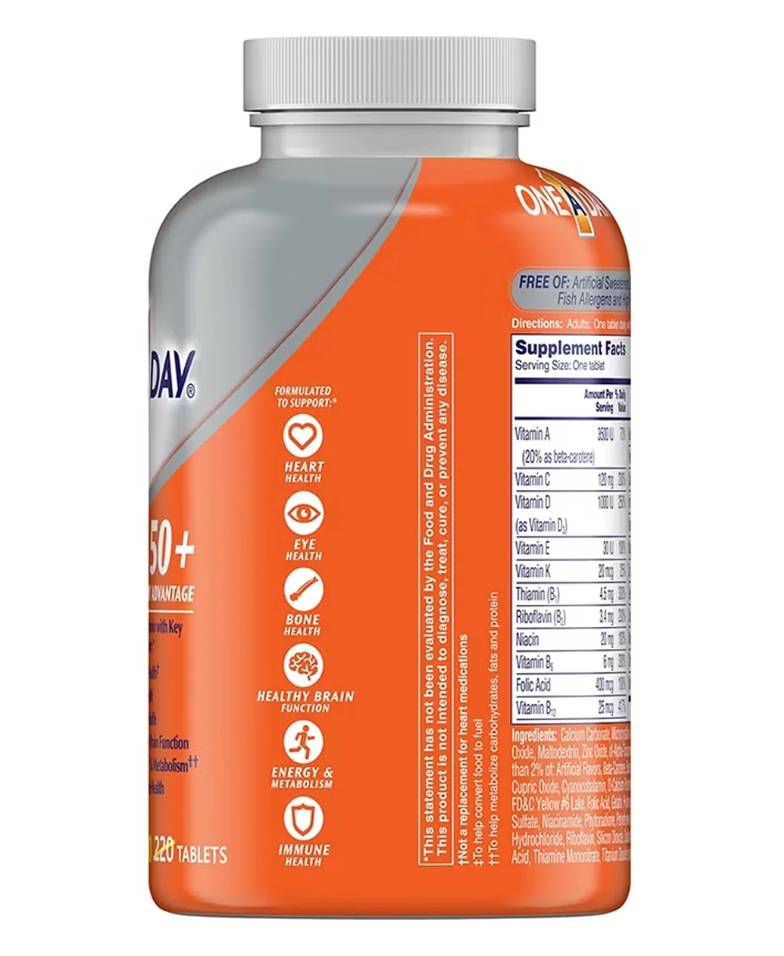 One A Day - Women’s 50+ Healthy Advantage Multivitamin & Multimineral Supplement - 300 Tablets