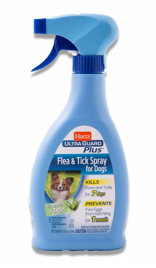 Hartz - UltraGuard Plus Flea & Tick Spray for Dogs - 16 oz