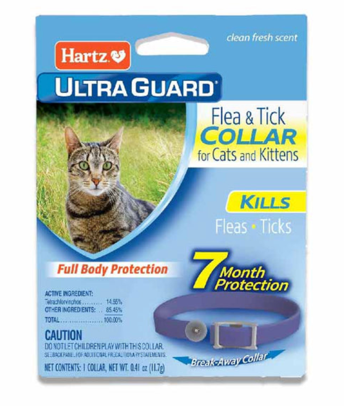 Hartz - UltraGuard Purple Flea & Tick Collar for Cats & Kittens - 0.53 oz