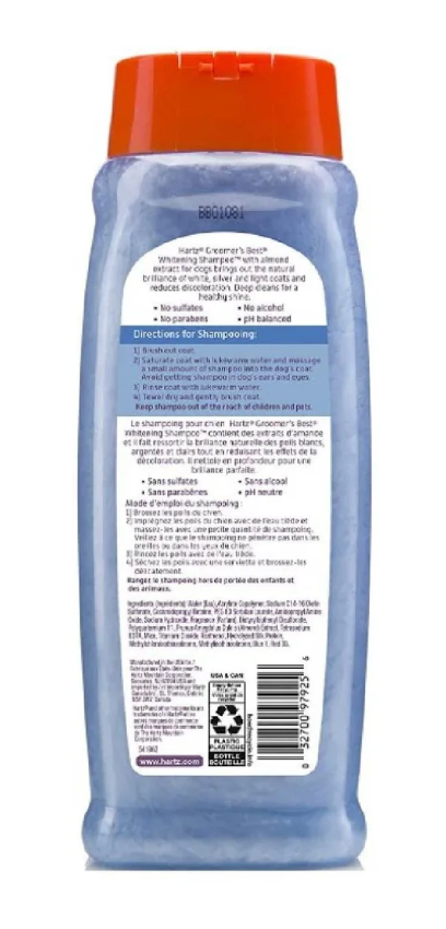 Hartz - Groomer’s Best Extra Gentle Whitening Shampoo for Dogs - 18 oz