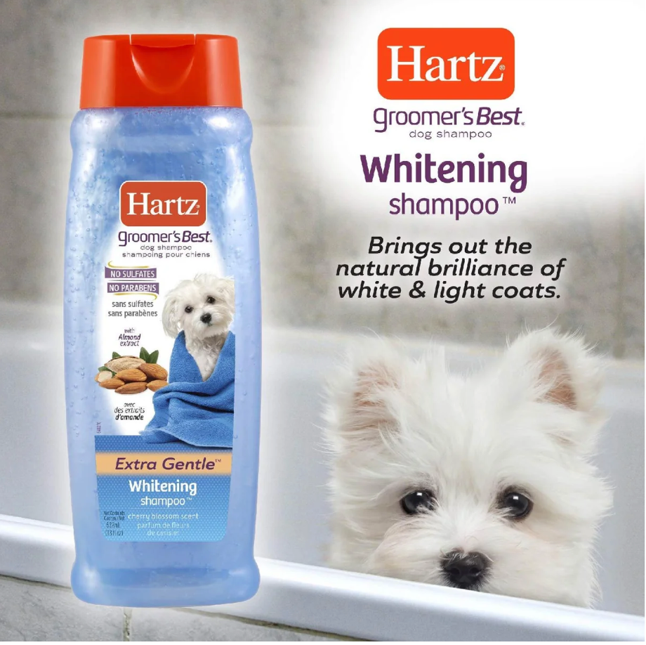 Hartz - Groomer’s Best Extra Gentle Whitening Shampoo for Dogs - 18 oz