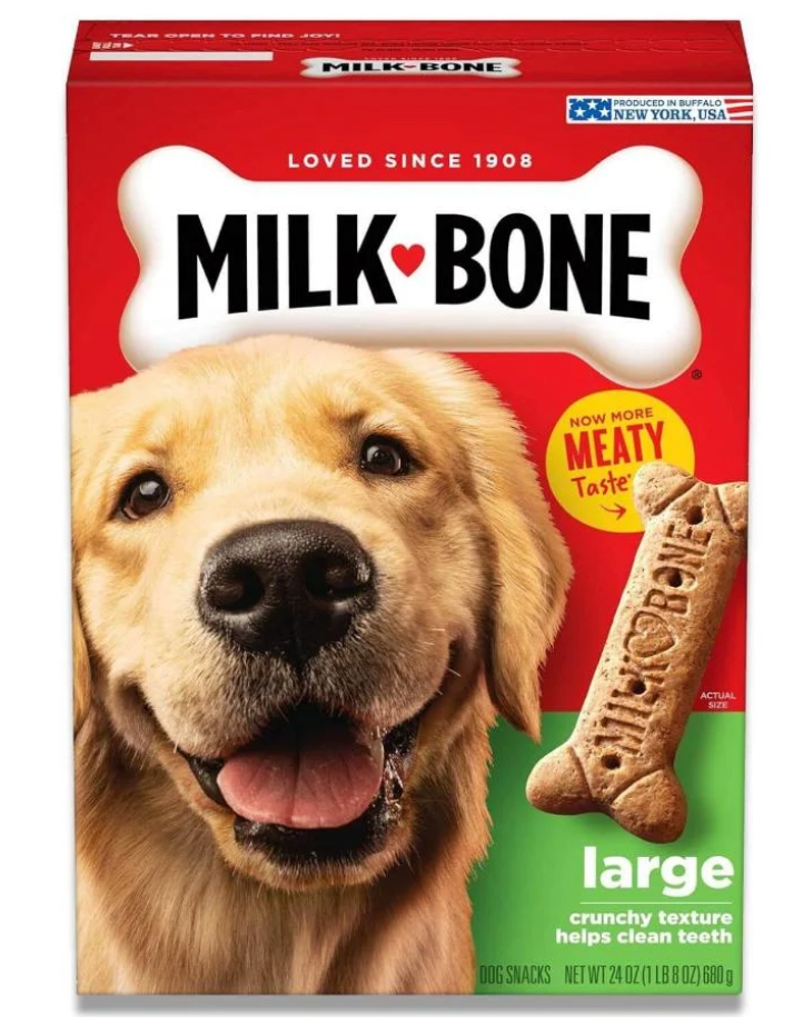 Milk-Bone - Original Dog Treat Biscuits for Large Dogs - 24 oz