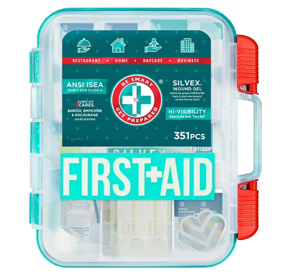 Be Smart Get Prepared - OSHA/ANSI First Aid Kit - 351 Pieces
