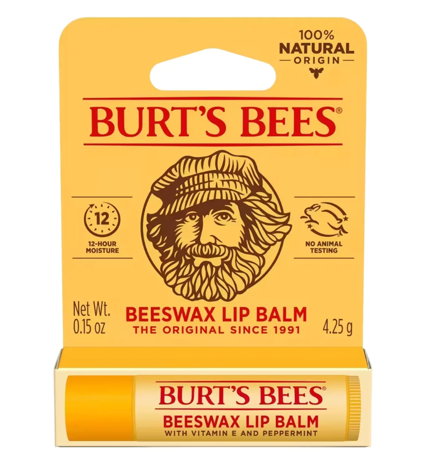 Burt’s Bees - Beeswax Lip Balm with Vitamin E & Peppermint - 0.15 oz