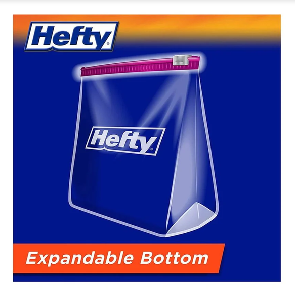 Hefty - 1 Gallon Slider Storage Bads - 30 Ct