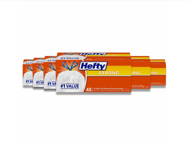 Hefty - Strong Tall Kitchen Bags, 13 Gallon - 43 Ct