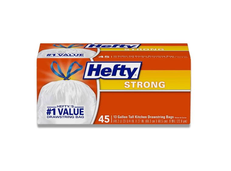 Hefty - Strong Tall Kitchen Bags, 13 Gallon - 43 Ct