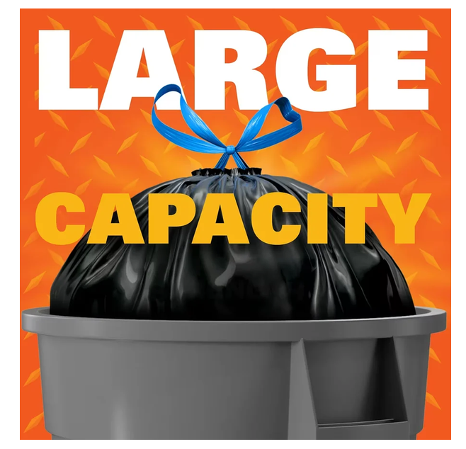 Hefty Cinch Sak Large Trash Bags 33 Gallon - 20 Ct