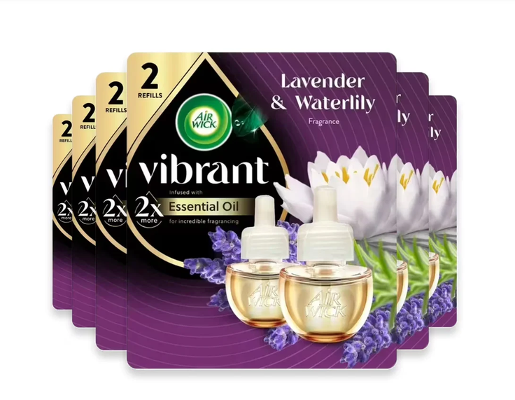 Air Wick Scented Oil Refill Lavender & Waterlily - 0.67 oz - 2 Refills