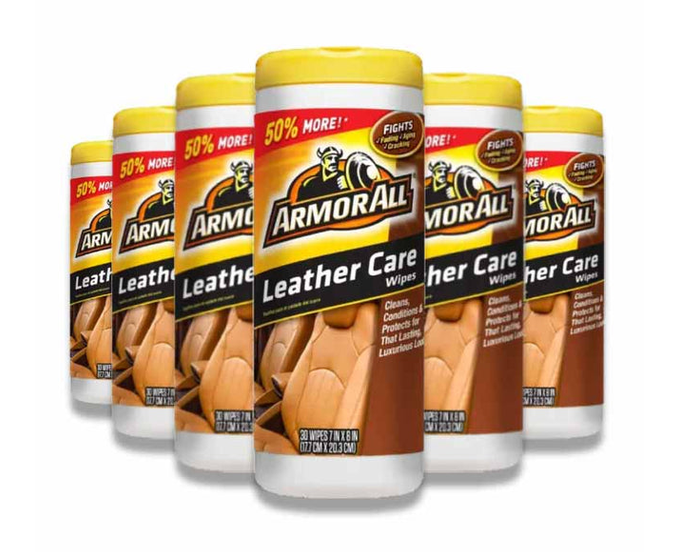 Armor - All Leather Wipes - 30 Ct