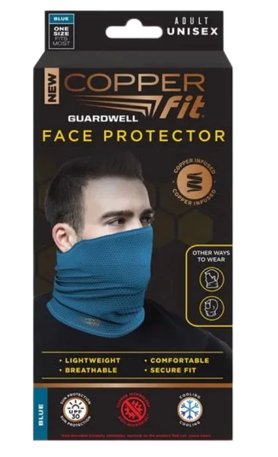 Copper Fit - Guardwell Face Protector - Blue - Adult Unisex