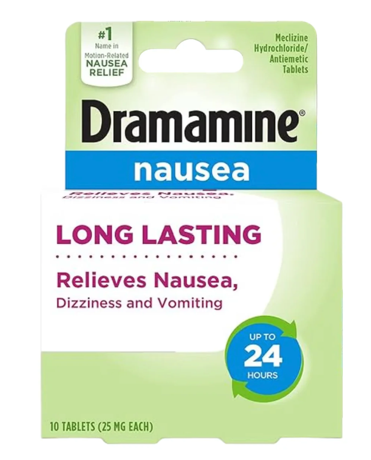 Dramamine - Long Lasting Nausea Relief Tablets - 10 Count