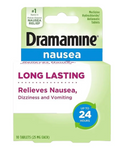 Dramamine - Long Lasting Nausea Relief Tablets - 10 Count