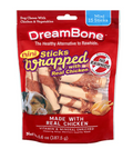 DreamBone - Mini Sticks Wrapped with Real Chicken Dog Chews - 15 Count - 6.6 oz