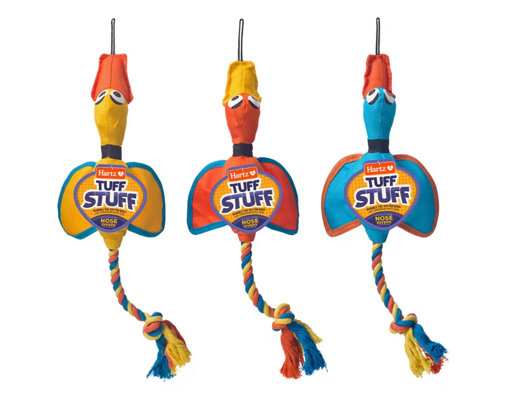Hartz - Tuff Stuff Nose Divers Dog Toy - 1 Count