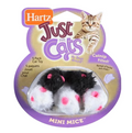Hartz - Just For Cats Mini Mice Cat Toys - 5 Count