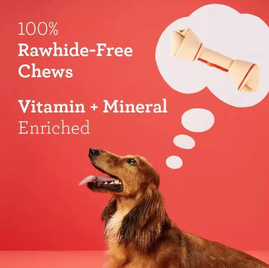 DreamBone - Rawhide-Free Medium Dog Chews with Real Chicken - 4 Count - 11 oz