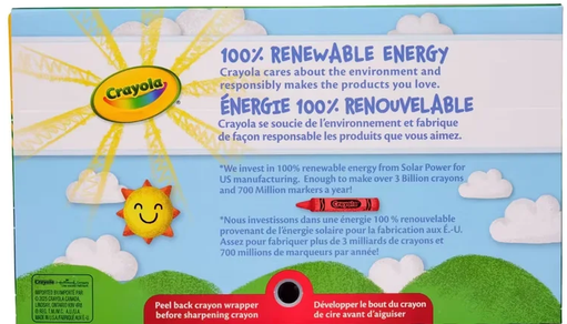 Crayola - Color Crayons Solar Power - 96 Ct