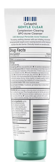 Cetaphile Gentle Clear Complexion-Clearing BPO Acne Cleanser - 4.2 Oz