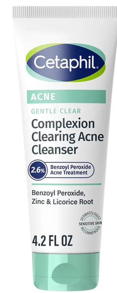 Cetaphile Gentle Clear Complexion-Clearing BPO Acne Cleanser - 4.2 Oz